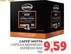 Caffè motta - Capsule Nespresso Espresso Bar