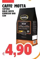 Caffè motta - Capsule Dolce Gusto Espresso Bar