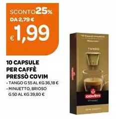 Covim - 10 Capsule Per Caffè Pressó