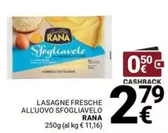 Rana - Lasagne Fresche All'Uovo Sfogliavelo