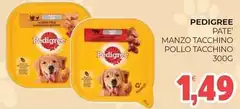 Pedigree - Pate' Manzo Tacchino Pollo Tacchino