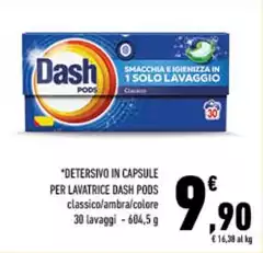Dash - Detersivo In Capsule Per Lavatrice Pods