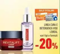 L'Oreal - Linea Cura E Detergenza Viso
