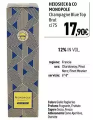 Heidsieck & co - Champagne Blue Top Brut