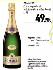 Pommery - Champagne Brut Millésimé Grand Cru Royal
