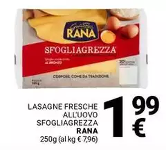 Rana - Lasagne Fresche All'Uovo Sfogliagrezza