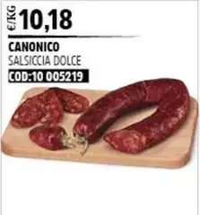 Canonico - Salsiccia Dolce Canonico - Salsiccia Dolce