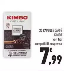 Kimbo - 30 Capsule Caffè