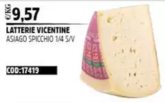 Latterie vicentine - Asago Spicchio