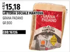 Latteria sociale mantova - Grana Padano