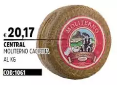 Central - Moliterno Caciotta Central - Moliterno Caciotta