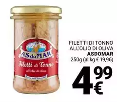 Asdomar - Filetti Di Tonno All'Olio Di Oliva
