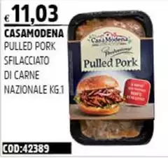 Casa Modena - Pulled Pork Sfilacciato Di Carne Nazionale Casa Modena - Pulled Pork Sfilacciato Di Carne Nazionale
