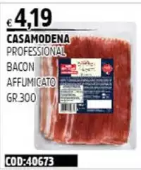 Casa Modena - Professional Bacon Affumicato Casa Modena - Professional Bacon Affumicato