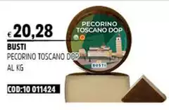 Busti - Pecorino Toscano DOP Busti - Pecorino Toscano DOP