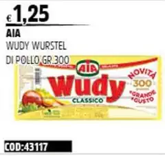 Aia - Wudy Wurstel Di Pollo Aia - Wudy Wurstel Di Pollo