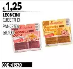 Leoncini - Cubetti Di Pancetta Leoncini - Cubetti Di Pancetta