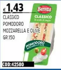 Beretta - Classico Pomodoro Mozzarella E Olive Beretta - Classico Pomodoro Mozzarella E Olive