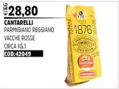 Cantarelli - Parmigiano Reggiano Vacche Rosse