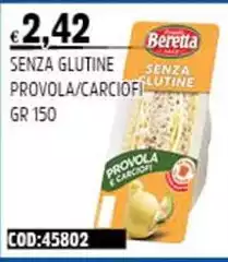 Beretta - Senza Glutine Provola/ Carciofi Beretta - Senza Glutine Provola/ Carciofi
