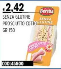 Beretta - Senza Glutine Prosciutto Cotto Beretta - Senza Glutine Prosciutto Cotto
