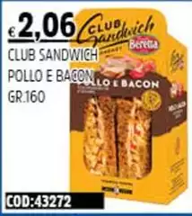 Beretta - Club Sandwich Pollo E Bacon Beretta - Club Sandwich Pollo E Bacon