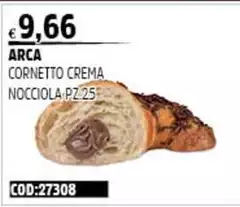 Arca - Cornetto Crema Nocciola Arca - Cornetto Crema Nocciola