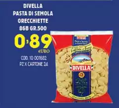 Divella - Pasta Di Semola Orecchiette Divella - Pasta Di Semola Orecchiette