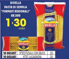 Divella - Pasta Di Semola "Formati Regionali" Divella - Pasta Di Semola "Formati Regionali"