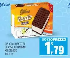 Optimo - Gelato Biscotto Classico