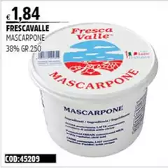 Frescavalle - Mascarpone 38%