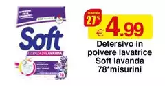 Soft - Detersivo In Polvere Lavatrice Lavanda
