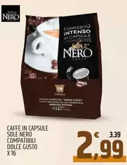 Sole Nero - Caffè In Capsule Compatibili Dolce Gusto