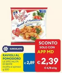 Le Specialità di Beppe - Ravioli Al Pomodoro