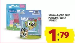 Bluey - Spugna Bagno Baby Peppa Pig/