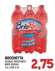 Rocchetta - Acqua Frizzante Brio Rossa