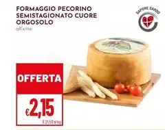 Cuore - Formaggio Pecorino Semistagionato
