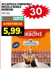 Caffe borbone - 30 Capsule Compatibili Miscela Nobile