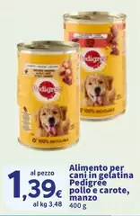 Pedigree - Alimento Per Cani In Gelatina Pollo E Carote
