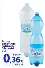Sant'anna - Acqua Naturale, Frizzante