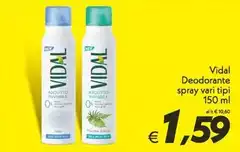 Vidal - Deodorante Spray