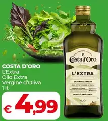 Costa d'Oro - L'extra Olio Extra Vergine D'Oliva