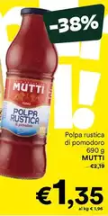Mutti - Polpa Rustica Di Pomodoro