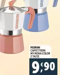 Pedrini - Caffettiera My Moka Color 2 Tazze
