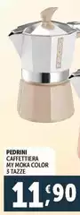 Pedrini - Caffettiera My Moka Color 3 Tazze