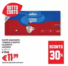 Lavazza - Caffè Macinato "Crema E Gusto" Classico