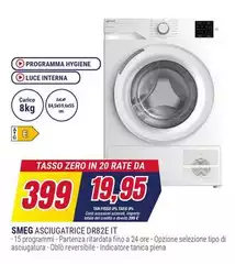 Smeg - Asciugatrice DR82E IT