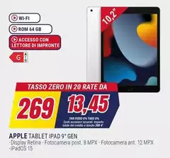 Apple - Tablet Ipad 9" Gen