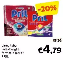 Pril - Linea Tabs Lavastoviglie