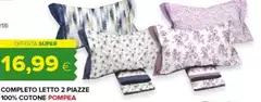 Pompea - Completo Letto 2 Piazze 100% Cotone